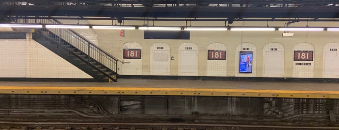 MTA Subway - 181st St (A) is one of National Historic Landmarks in Northern Manhattan.