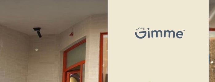 Gimme Salad is one of Restaurants and Cafes in Riyadh 2.