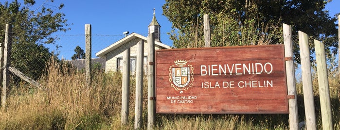 Isla Chelin is one of Iglesias patrimoniales de Chiloe.