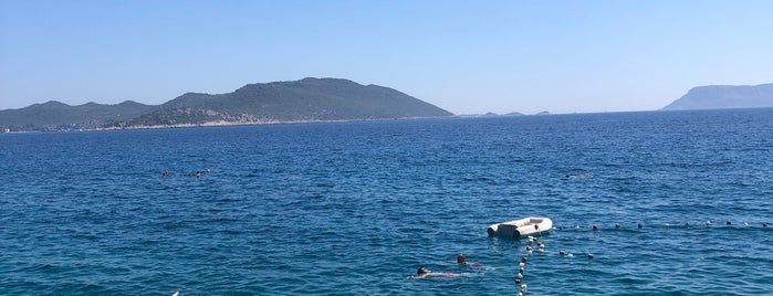 The Kaş Beach is one of Kaş / Antalya.