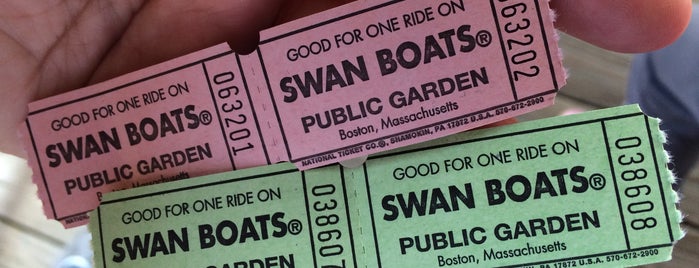 The Swan Boats is one of Beantown.