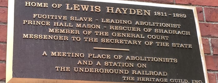 Lewis Hayden House is one of Historic/Historical Sights-List 6.