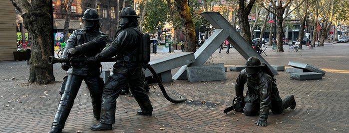 Seattle Firefighters Memorial is one of Sculpture.