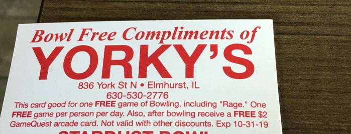 Yorky's is one of Favorite Food.