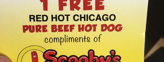 Scooby's Red Hots is one of I Never Sausage A Hot Dog! (IL).