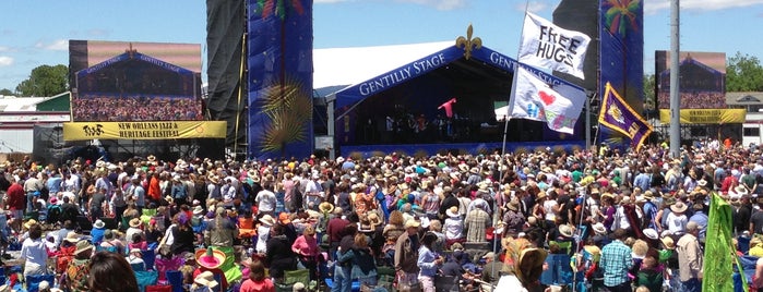 New Orleans Jazz & Heritage Festival is one of NoLa.