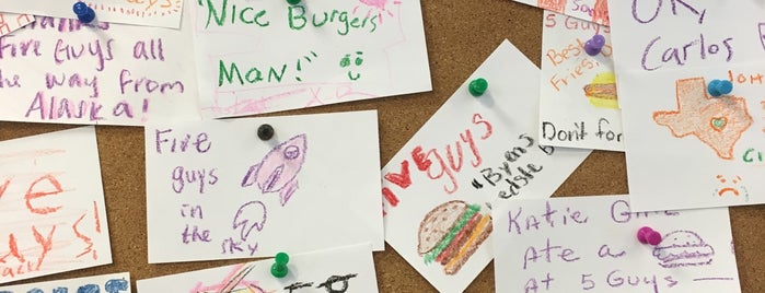 Five Guys is one of ATX Burgers.