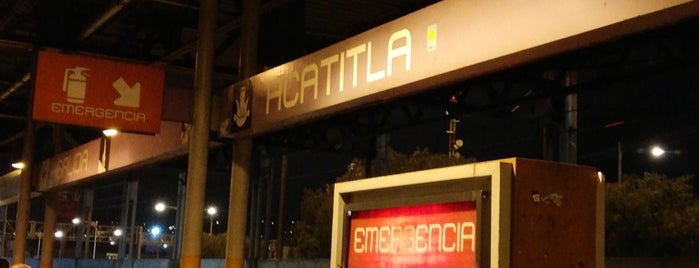 Metro Acatitla is one of Metro de la Ciudad de México.