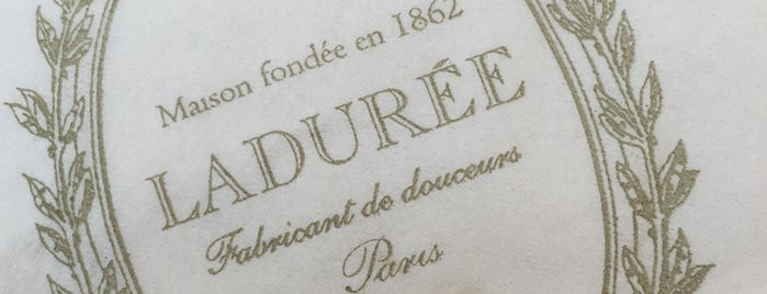 Ladurée is one of Doces e Cafés - SP.