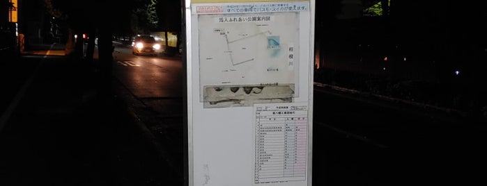 馬入ふれあい公園前入口バス停 is one of 交通機関.