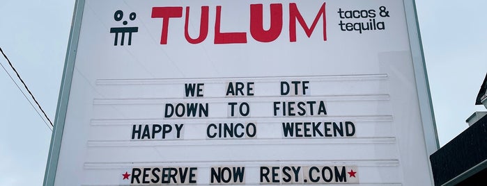 Tulum Tacos & Tequila is one of Restaurants.