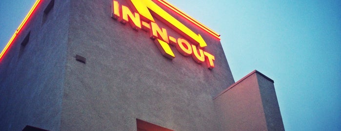 In-N-Out Burger is one of favorite restaurants.