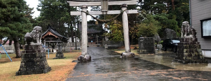 新治神社 is one of 式内社 越中国.