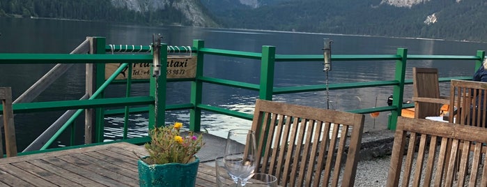 Strandcafe Restaurant Altaussee is one of bad aussee.