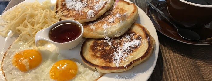 Mr. Pancake is one of breakfast.