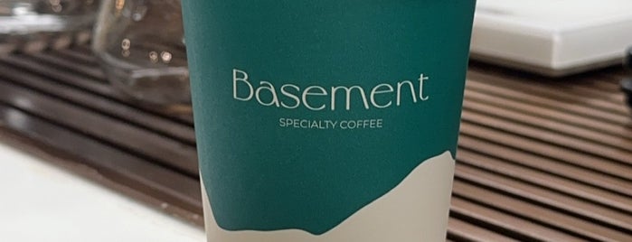 Basement is one of coffee in Riyadh 3.