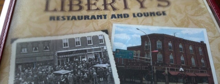 Liberty's Restaurant & Lounge is one of Date Nights #MSP.