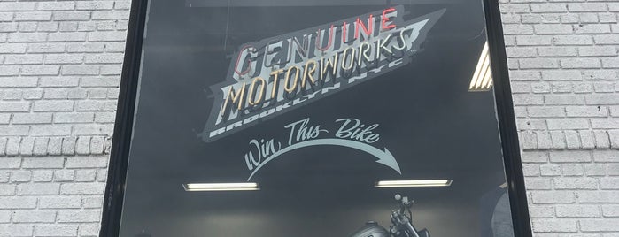 Genuine Motorworks is one of NYC - Boutique Shops.