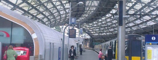 Liverpool Lime Street Railway Station (LIV) is one of Liverpool, England.