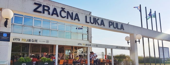 Zračna luka Pula is one of Airports visited.