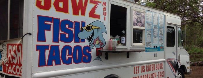Jawz Fish Tacos is one of Maui.