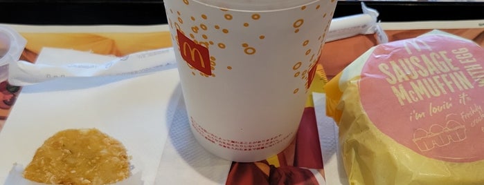 McDonald's is one of 多摩湖自転車道.