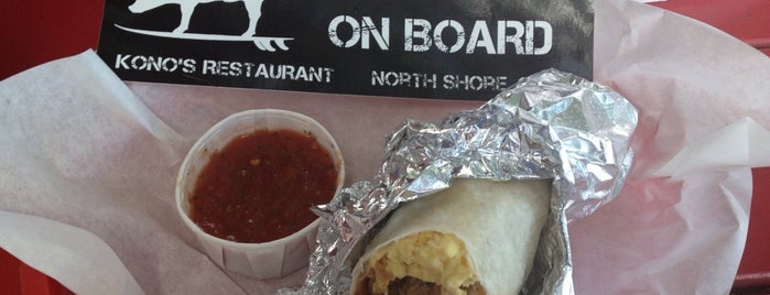 Kono's Big Wave Cafe is one of America's Best Burrito.