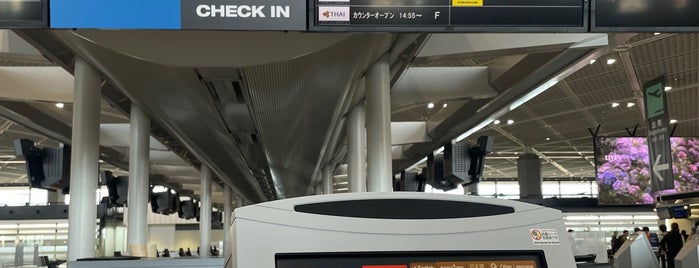 タイ航空チェックインカウンター is one of Tokyo 2018.
