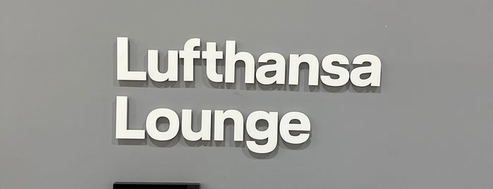Lufthansa Lounge is one of eva’s Liked Places.