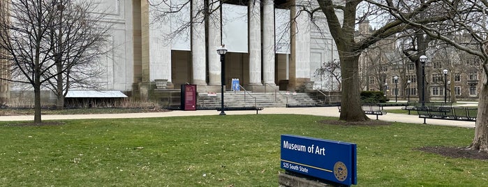 University of Michigan Museum of Art is one of Stevenson's Favorite Art Museums.