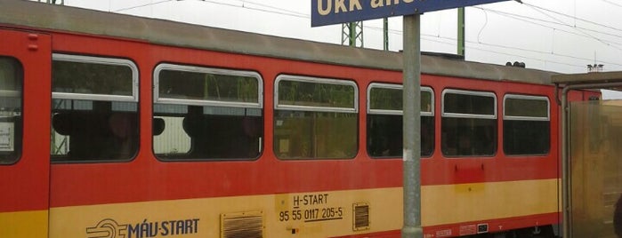 Ukk vasútállomás is one of Pályaudvarok, vasútállomások (Train Stations).