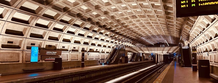 Judiciary Square Metro Station is one of Wendy's Daily Routine.