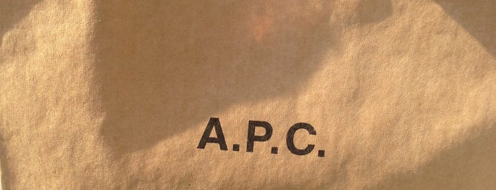 A.P.C. (아페쎄) is one of 首尔.