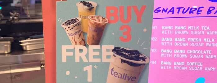 Tealive is one of The 7 Best Places for Milk Tea in Shah Alam.