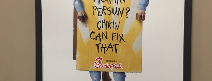 Chick-fil-A is one of favorites.