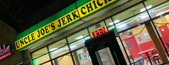 Uncle Joe's Jerk Chicken is one of Places to try next....