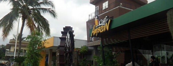 Café Amazon is one of Lugares favoritos de Mike.