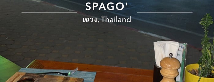Spago is one of Samui rest.