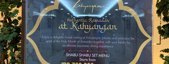 Kahyangan is one of Jakarta - Restaurants To Try.
