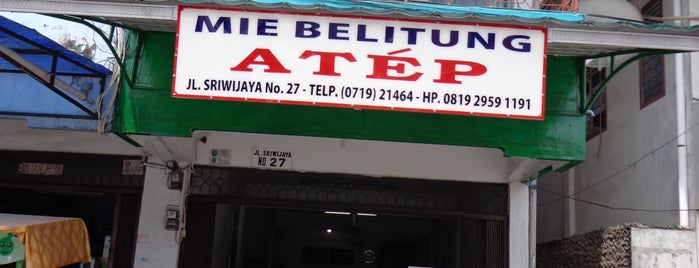 Mie Belitung 'Atep' is one of Culinary & Places Visit in Belitung.