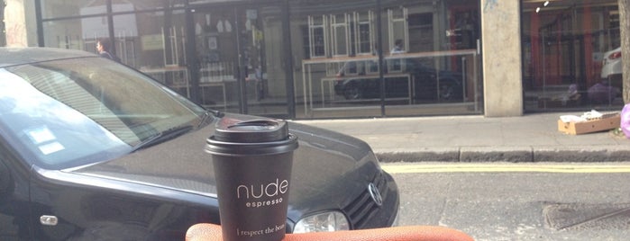 Nude Espresso is one of The London Coffee Guide 2014.