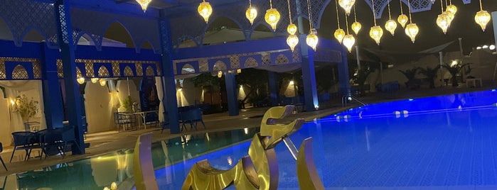 Pool Side Shisha @ Marriott is one of Riyadh.