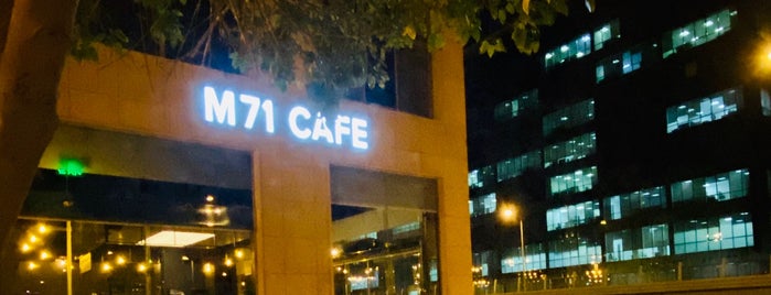 M71 Cafe is one of Riyadh/ new places.