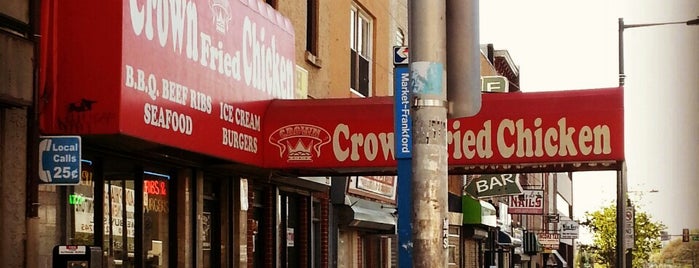 Crown Fried Chicken is one of Alyssa's University City.