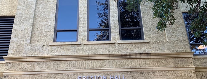 Preston Hall is one of UTA.