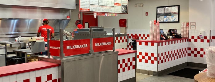 Five Guys is one of Top picks for Burger Joints.