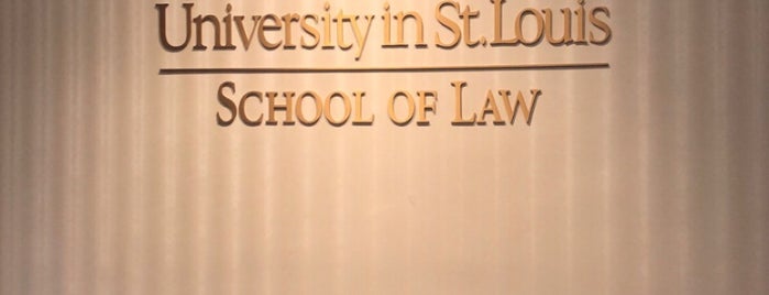 Washington University School of Law is one of UMSL; University of Missouri in Saint Louis; Webst.