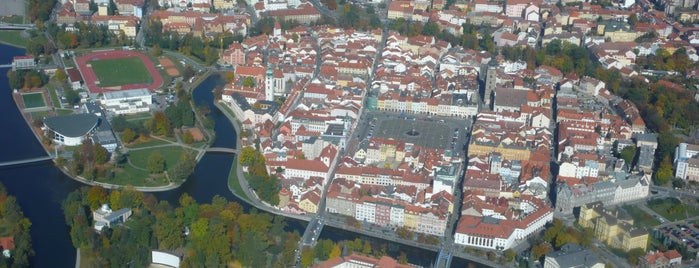 České Budějovice is one of [Č] Města, obce a vesnice ČR | Cities&towns CZ.