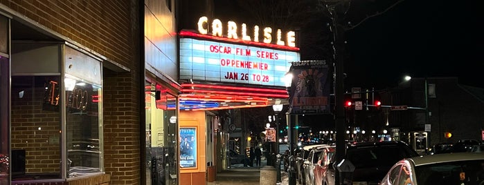 Carlisle Theater is one of favorites.