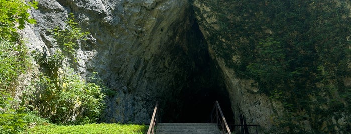 Kateřinská jeskyně is one of Doly, lomy, jeskyně (CZ).